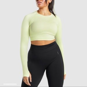 GYMSHARK Flex sports long sleeve crop top